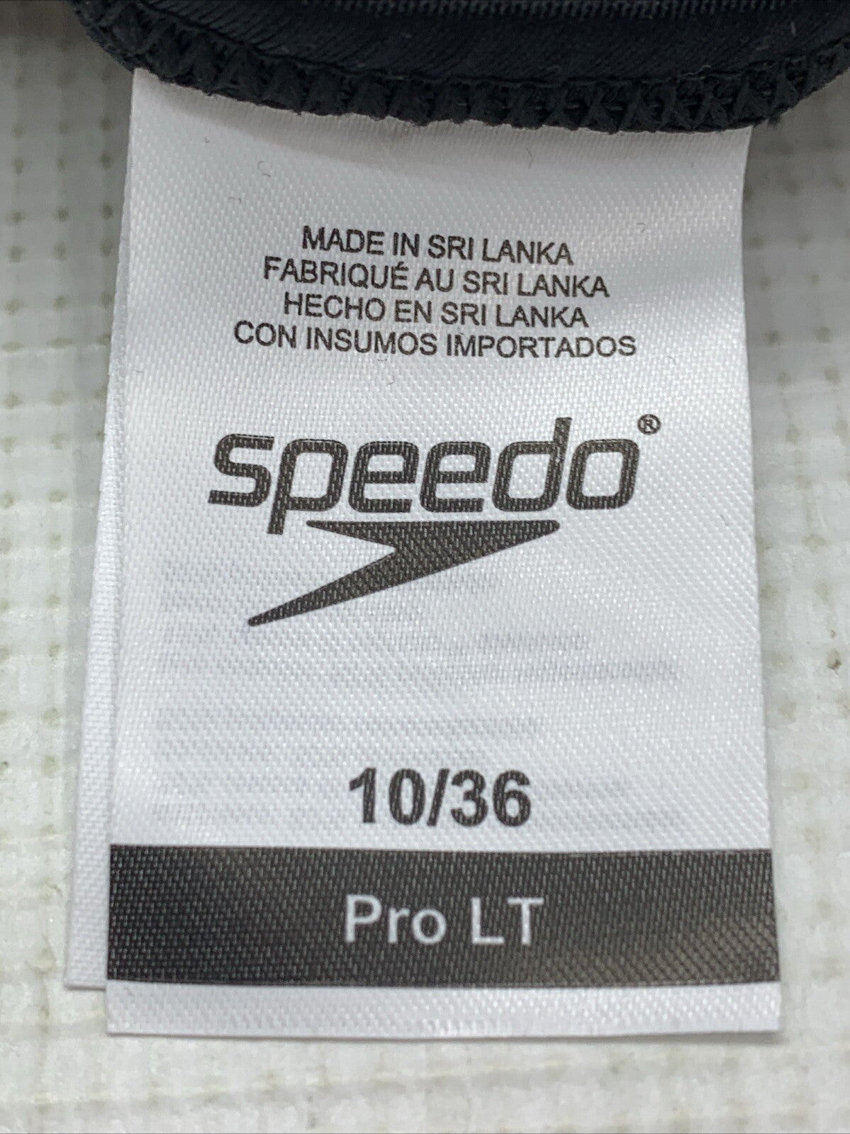 Speedo Women's Swimsuit One Piece Pro LT Super Pro Solid Adult Black Size 10/36