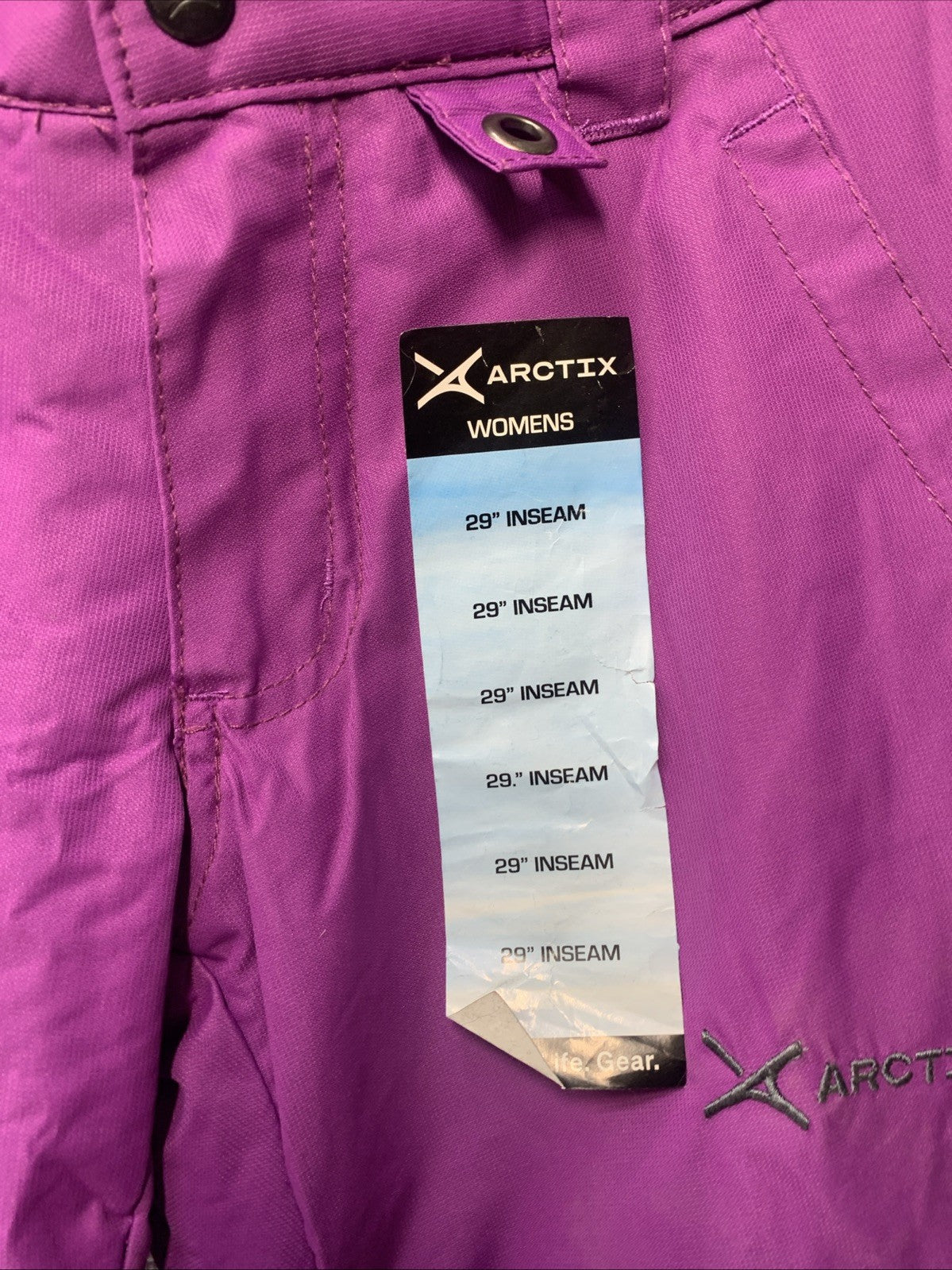 Arctix Women's Snow Sports Insulated Cargo Pants Size XS Plum All-weather Protec