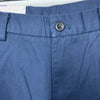 IZOD Mens Flat Front Non Iron Max Straight Fit Chino Jeans Blue 30x32 Long Pants