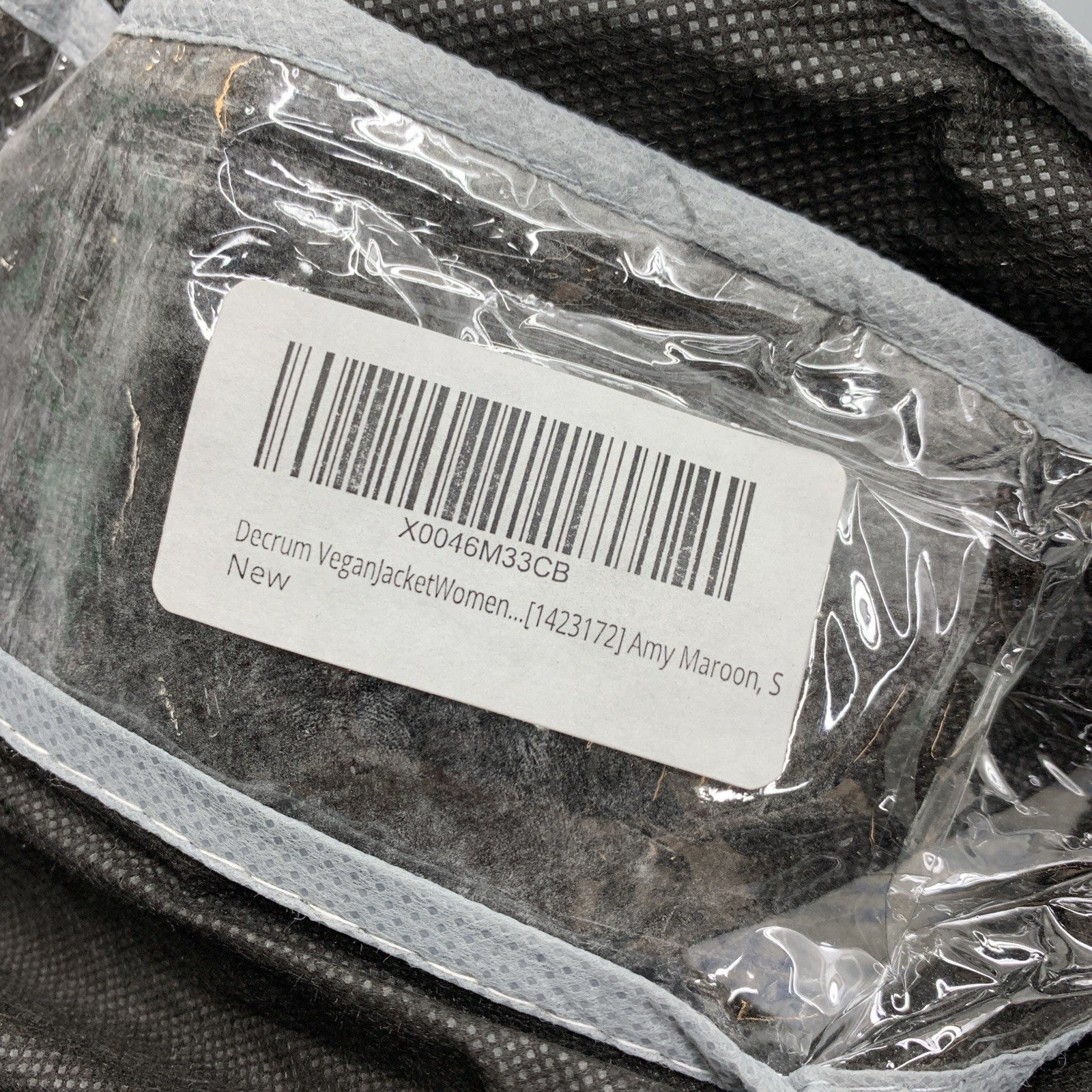 Decrum Womens Maroon Leather Jacket Real Lambskin Stylish Jacket Long Sleeve S