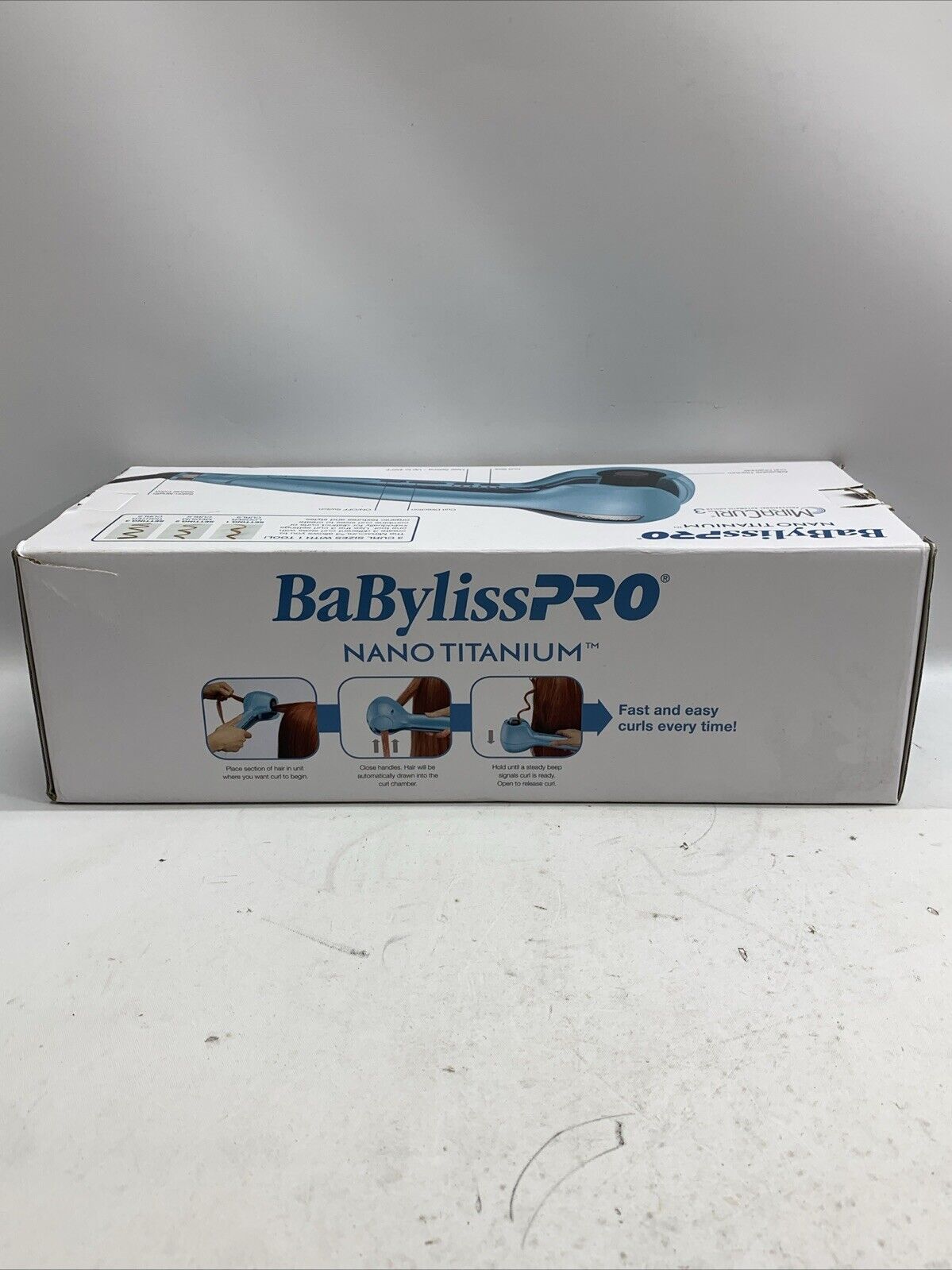 BabylissPRO Nano Titanium Professional Hair Curler Machine, Miracurl 3 in 1 Tool