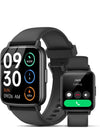Smart Watch for Men Women (Answer/Make Calls) Fitness Trackers Smartwatch Black