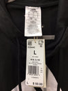 Adidas Hooded Logo Sweatshirt IC0440 Long Sleeve Black Hoodie Jacket Size Large