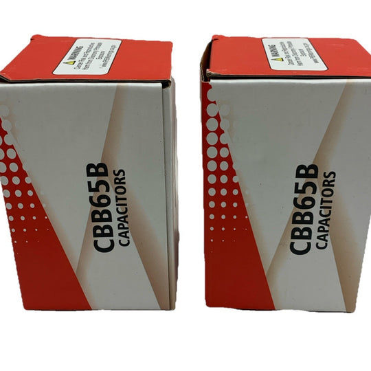 VEXUNGA 45/5 uF 45+5 MFD 370V or 440V Dual Run Start Round A/C Capacitor 2 PACK