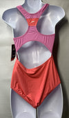 Speedo Women's Eco Endurance One Piece Swimsuit Coral Paradise Size 14 Swimwear