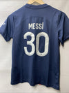PSG Paris St. Germain 2022-2023 Men's Home Soccer Jersey No. 30 Messi Size 26
