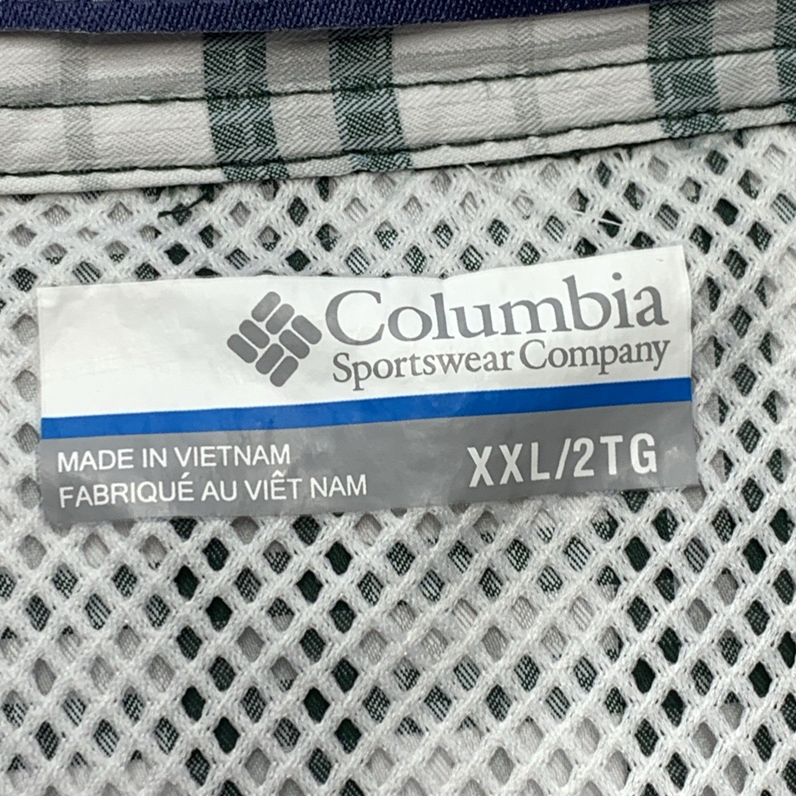 Columbia Button-Down Long Sleeve Polyester Shirt, Mens, Michigan State Size 2XL