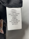 London Times Women's Petite Chiffon Above The Knee Ruffle Dress Size 6 Black