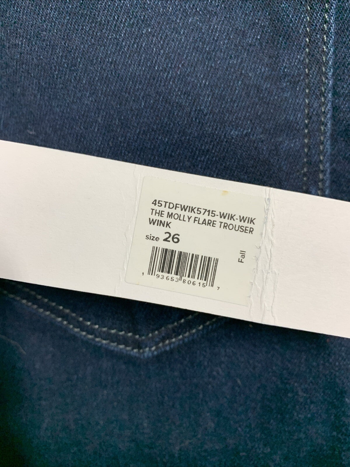 Joe's Women's The Molly High Rise Flare Jean Size 26 Long Pants Fitted Blue