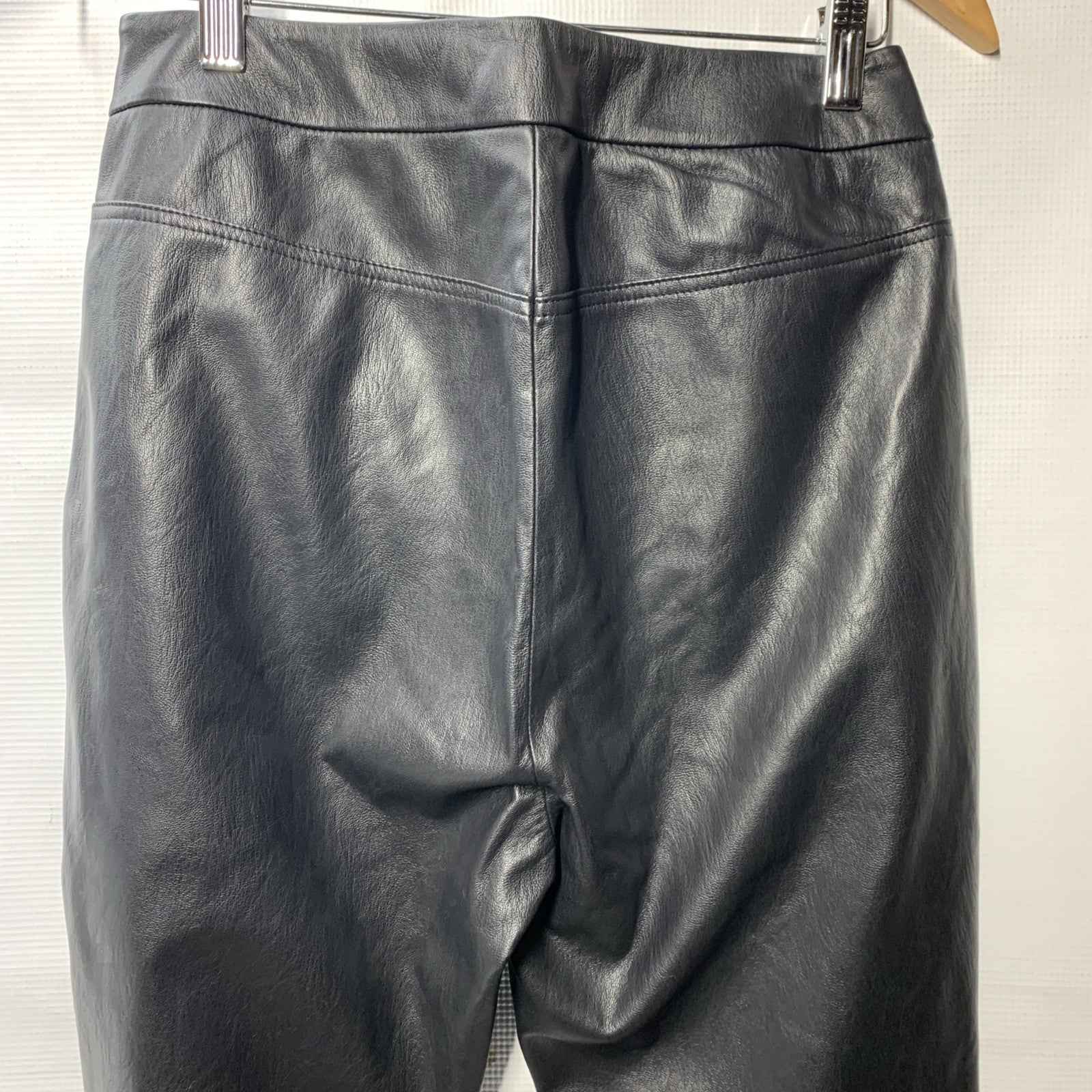 Hugo Boss Women's Taskin High Waist Long Pants Slim w/Side Zip Size 4 Black