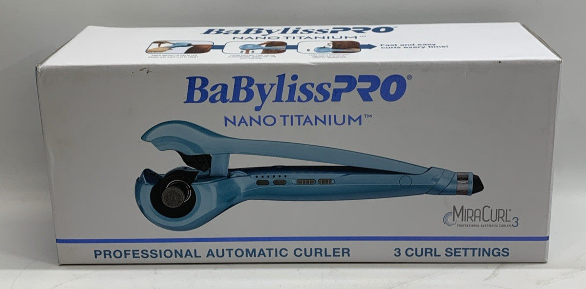 BaBylissPRO Nano Titanium Professional Automatic Curl Machine 3 Curl Settings