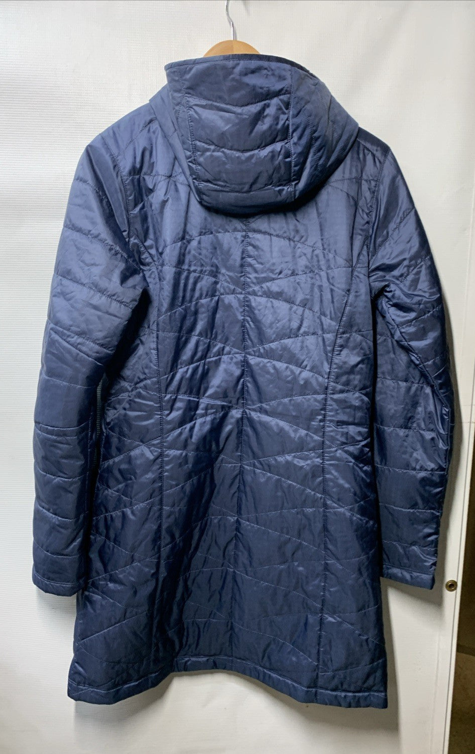 Columbia Women's Mighty Lite Hooded Jacket Nocturnal Medium Long Sleeve WL5033