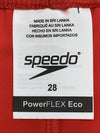 Speedo Power Flex Eco Red One Piece Man's Boys Male Swimwear Bottom 28 Underwear