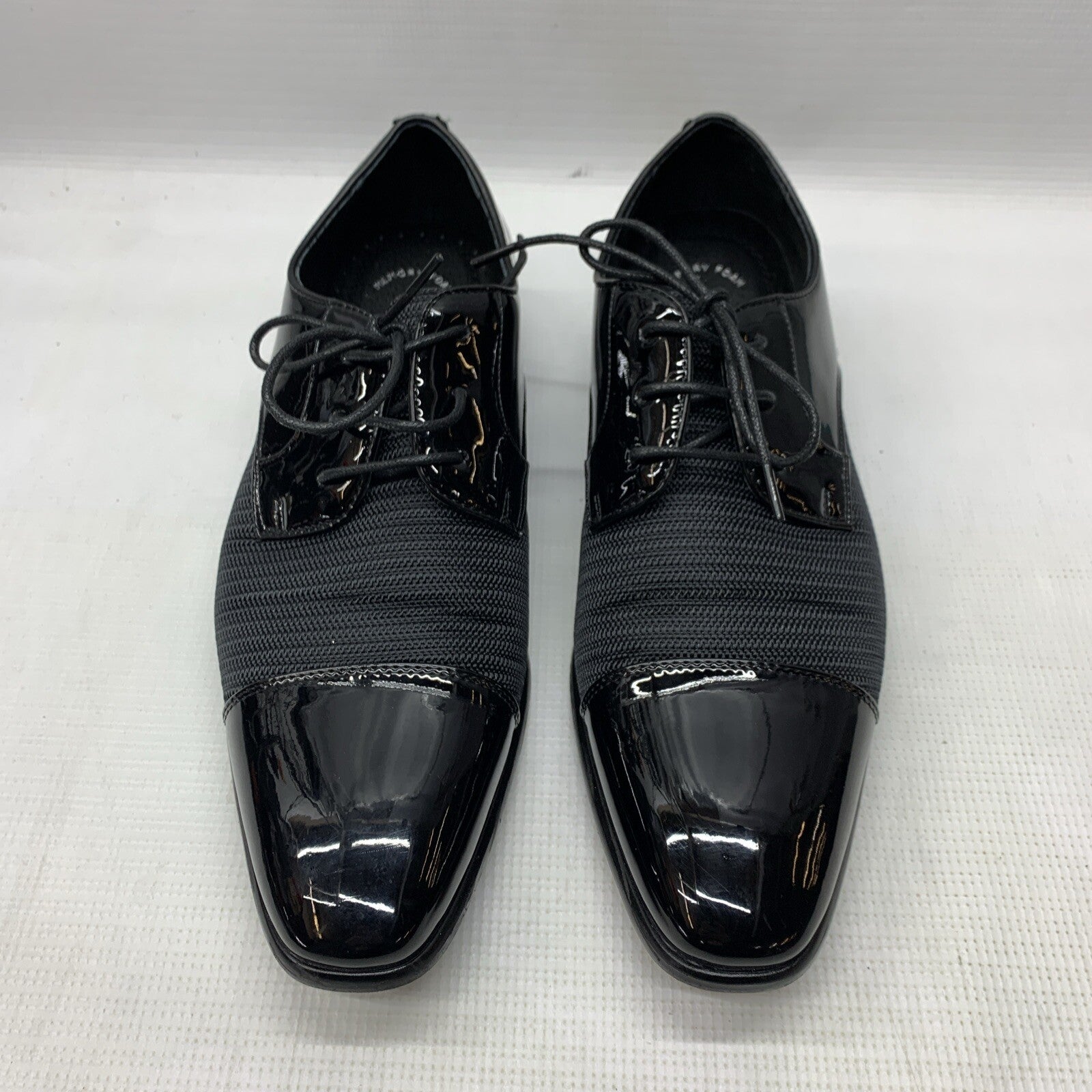 Man's Oxfords Stacy Adams Pharaoh Cap Toe Oxford 9M Black Lace-up Formal Shoes