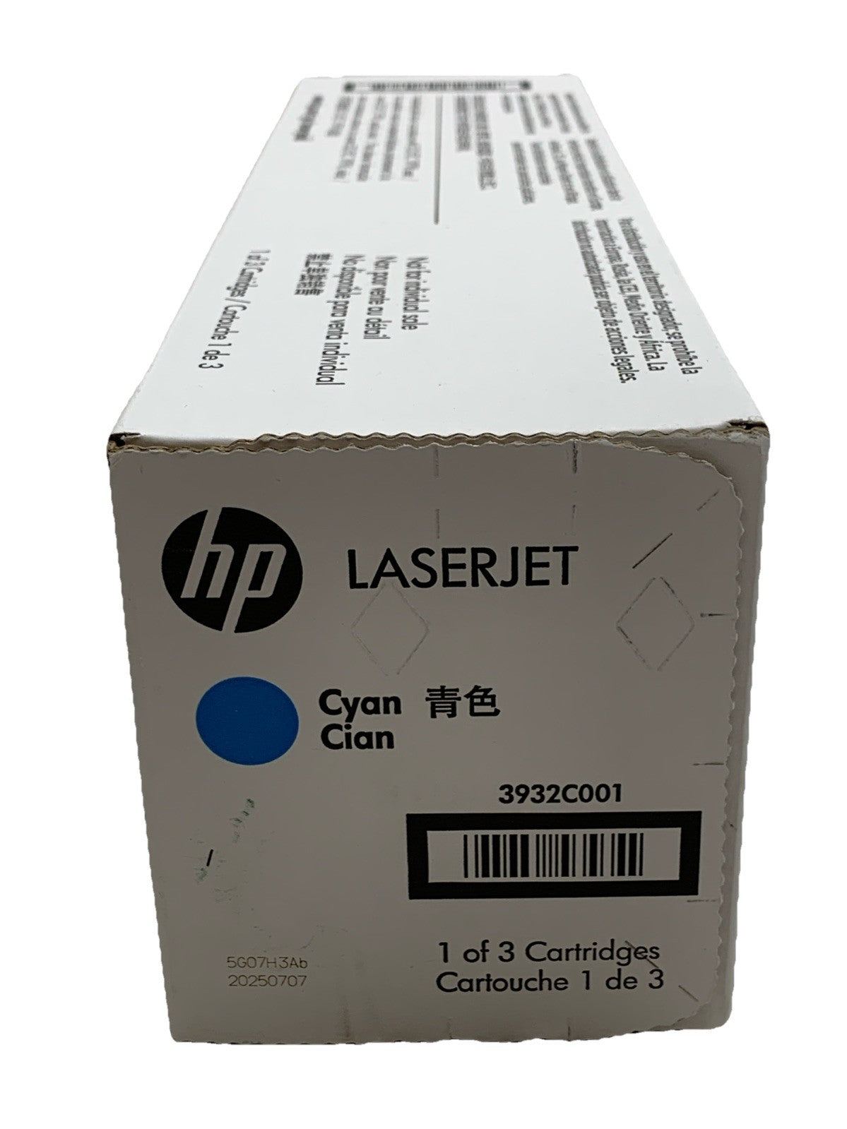 HP 202A Laserjet Cartridge CF500AM Cyan Toner Print Ink Genuine Replacement