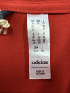 adidas Women's Solid Performance Short Sleeve Polo Shirt Size XL Collared Red