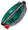 Kipling Alvar HB6141 Abstract Print Crossbody Shoulder Bag Monkey & Zippers