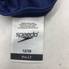 Speedo Womens Pro LT Color One Piece Super Pro Navy Blue Swimsuit Size 12/38 NWT
