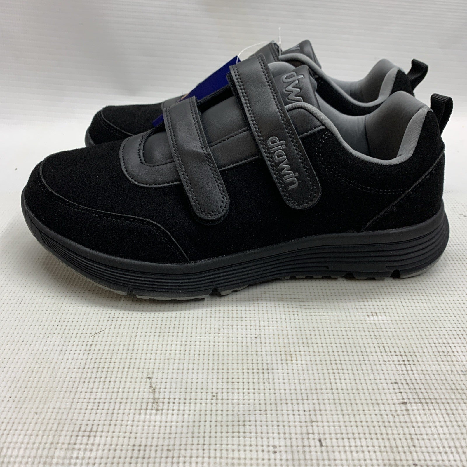 diawin Extra Wide Shoes Walking Running Black Sneaker TM36443 Size M 10 - W 11.5