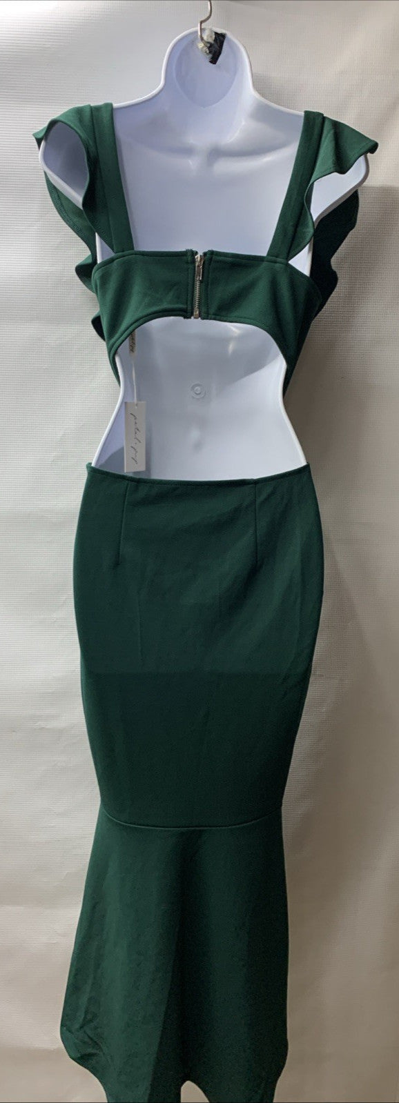 Petal & Pup Women Yvonne Midi Dress TL10460 Emerald Green Sleeveless Size M