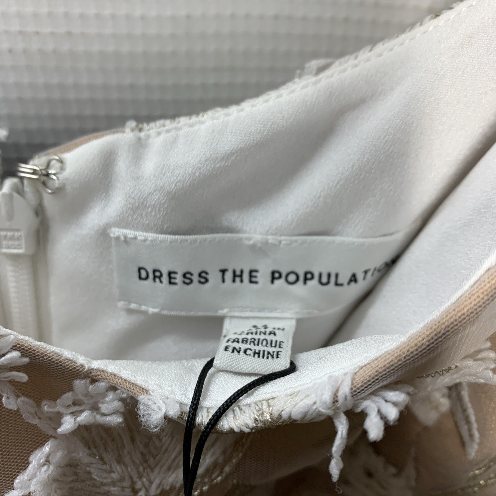 Dress the Population Women's Sleeveless Midi Dress Cocktail & Party Size Medium