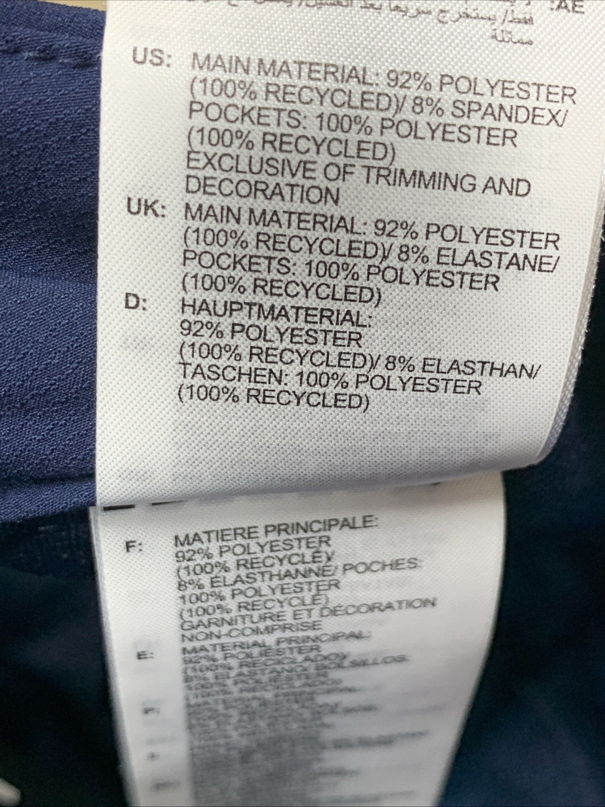 Adidas Women’s Slim Fit Ultimate365 Cold.rdy Long Pants Straight Leg Size 14