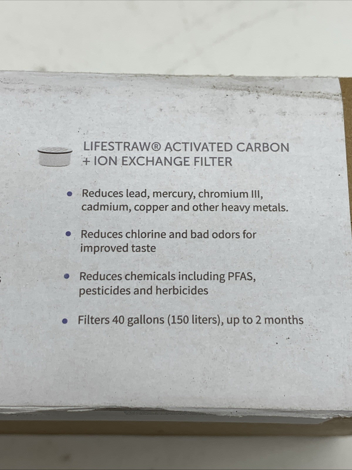 LifeStraw Home Water Pitcher Replacement Pack 1 Year Supply for Protection