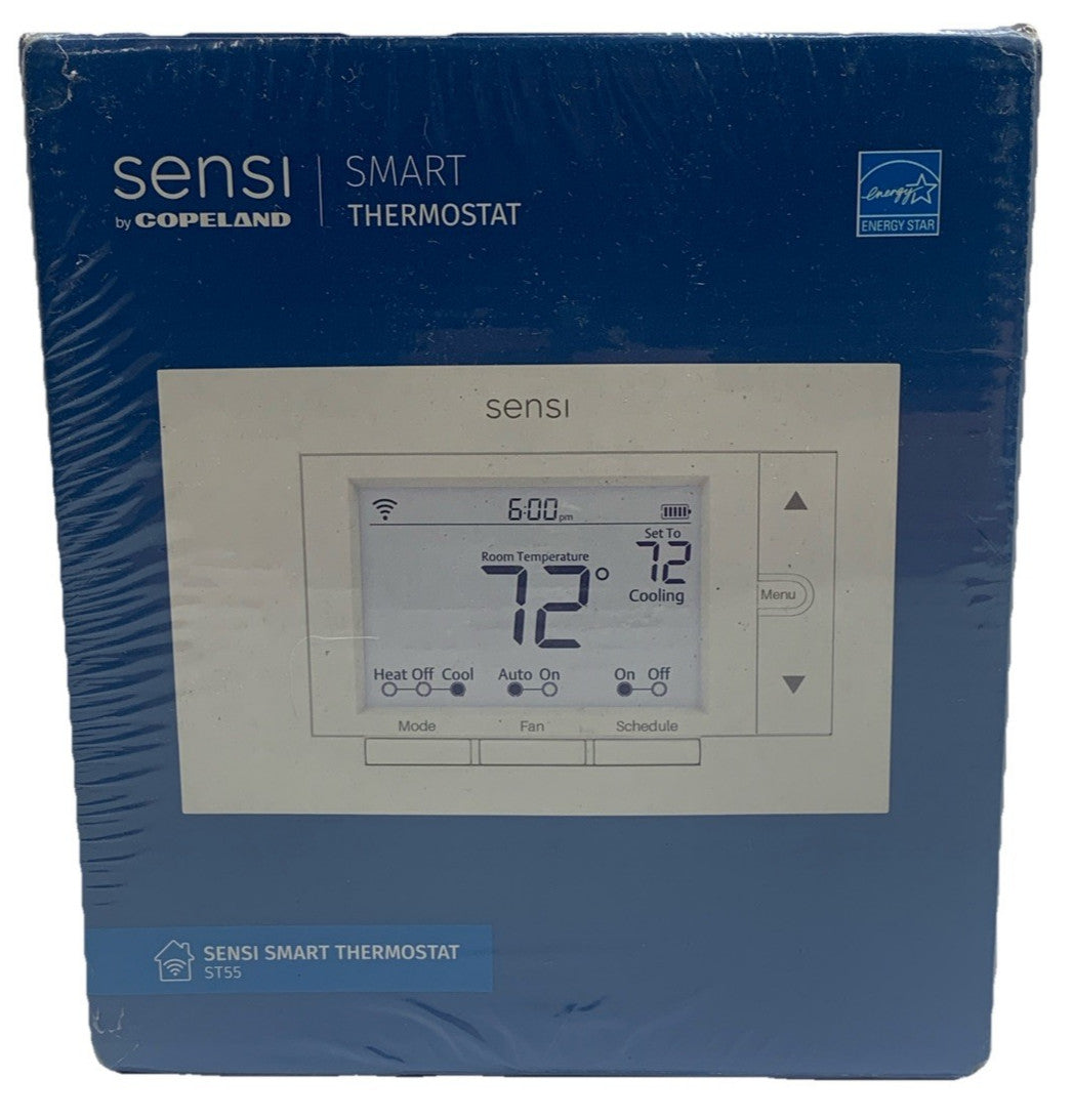 Emerson Sensi Smart Programmable Thermostat Wi-Fi Data Privacy Programmable ST55