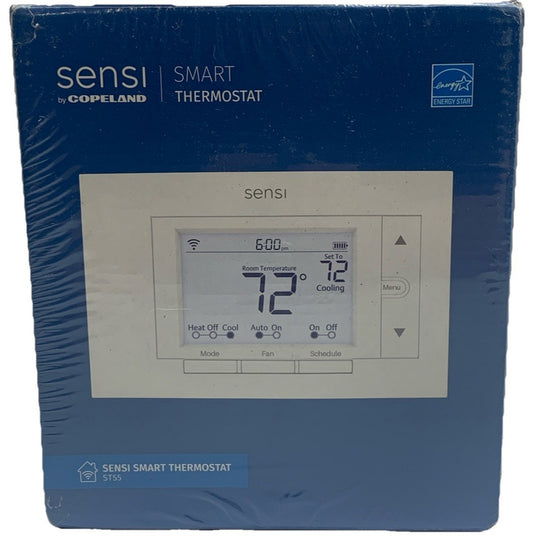 Emerson Sensi Smart Programmable Thermostat Wi-Fi Data Privacy Programmable ST55