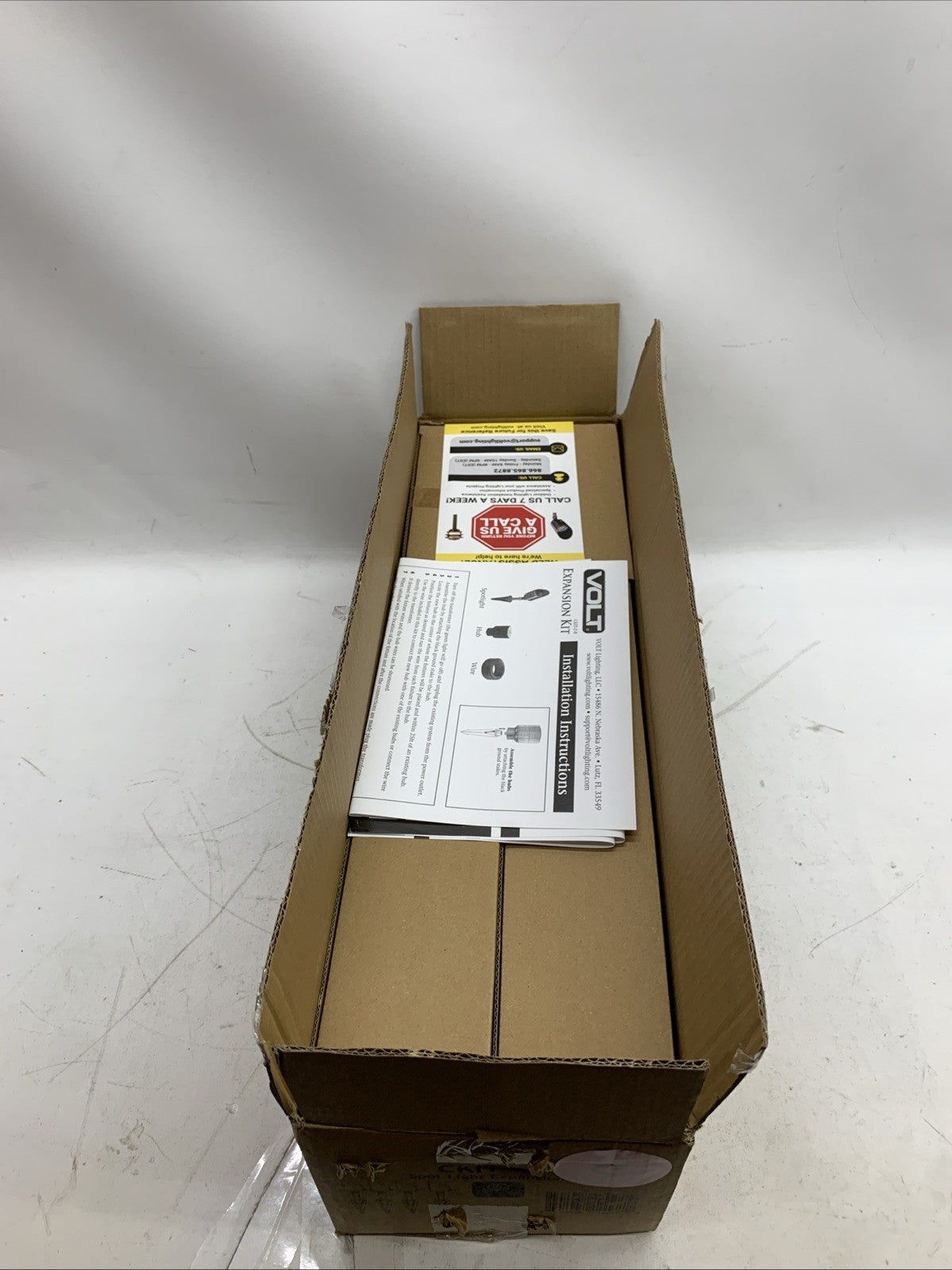 VOLT Landscape Lighting 4 Spotlight Solid Brass Expansion Kit CKIT-2-Bronze