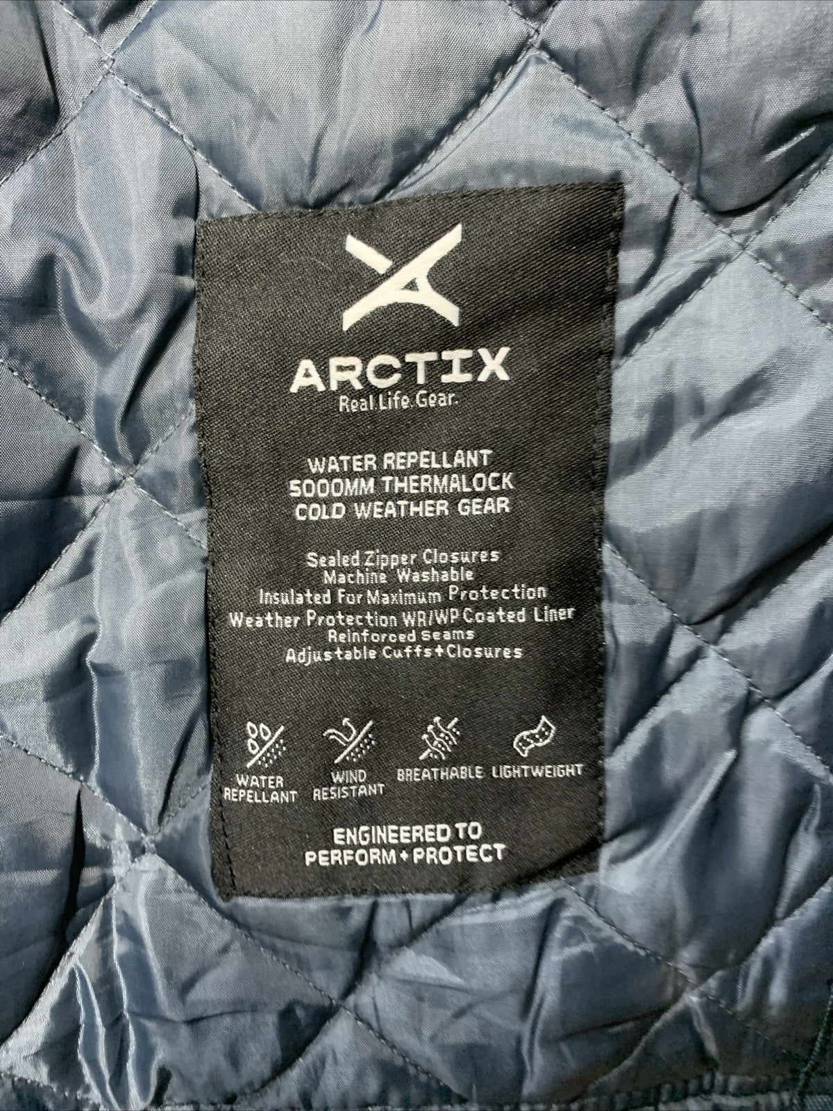 Arctix Men's Performance Tundra Jacket With Added Visibility Size XL, Steel