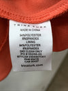 Trina Turk Women's Red Faux Layer Cutout Electric Dress Size 2 Orange Sleeveless