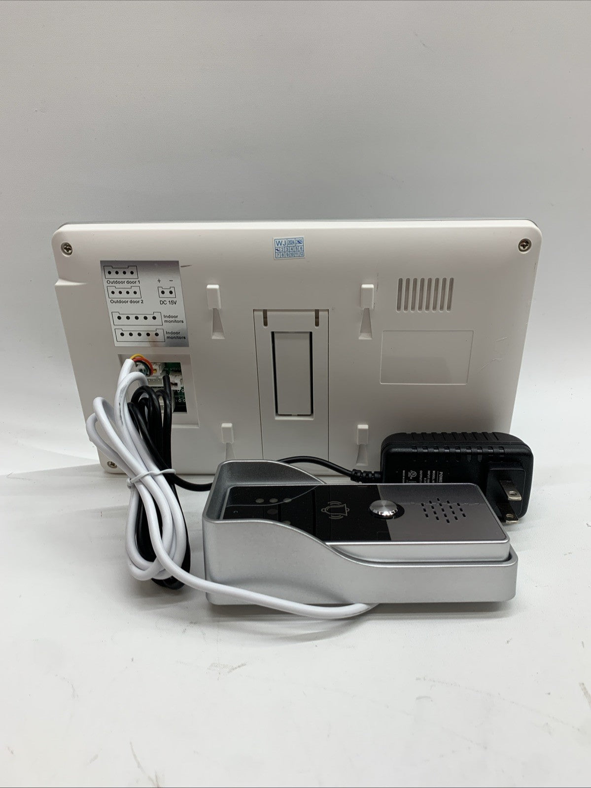 Video Doorbell Intercom System, 7 Inches Alloy Panel Monitor HD Camera Wired Vid