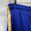 NBA Golden State Warriors Basketball Shorts Men's 3XL Mesh Shorts Blue Gold