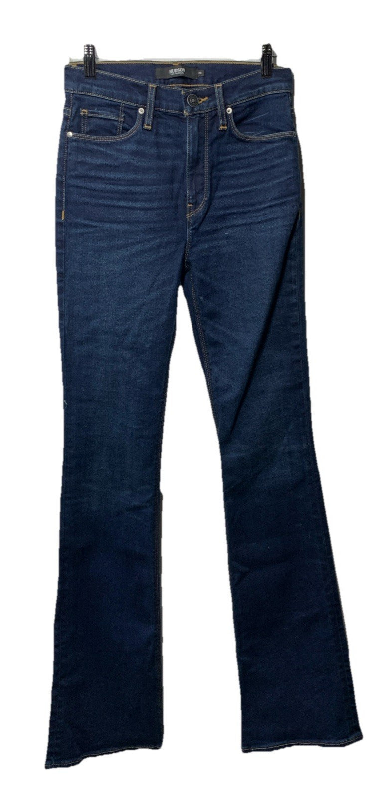 Hudson Women's Barbara High Rise Boot Cut Jeans Size 26 Long Pants with Pockets
