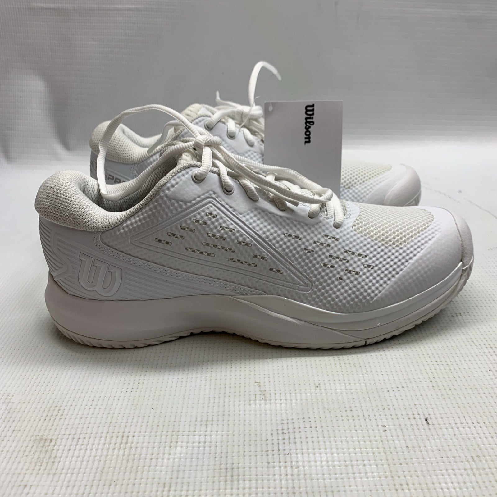 Wilson Rush Pro Ace W Tennis Shoes All White Women's Size 9.5 Lace-up Sneaker