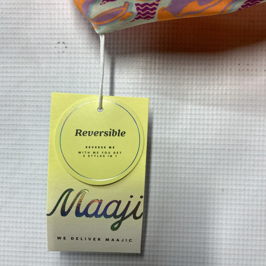 Maaji Women's Flamingo Glow Liberties Top Bralette Swimwear Beach Size Large