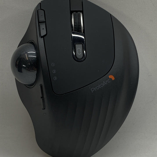 ProtoArc EM01 NL Ergonomic Bluetooth Wireless Trackball Mouse Rollerball Thumb