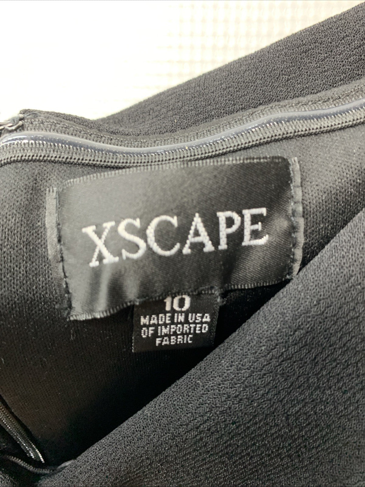 XSCAPE Women's 4484X Off-The-Shoulder Sweetheart Ruffle Dress Black Size 10