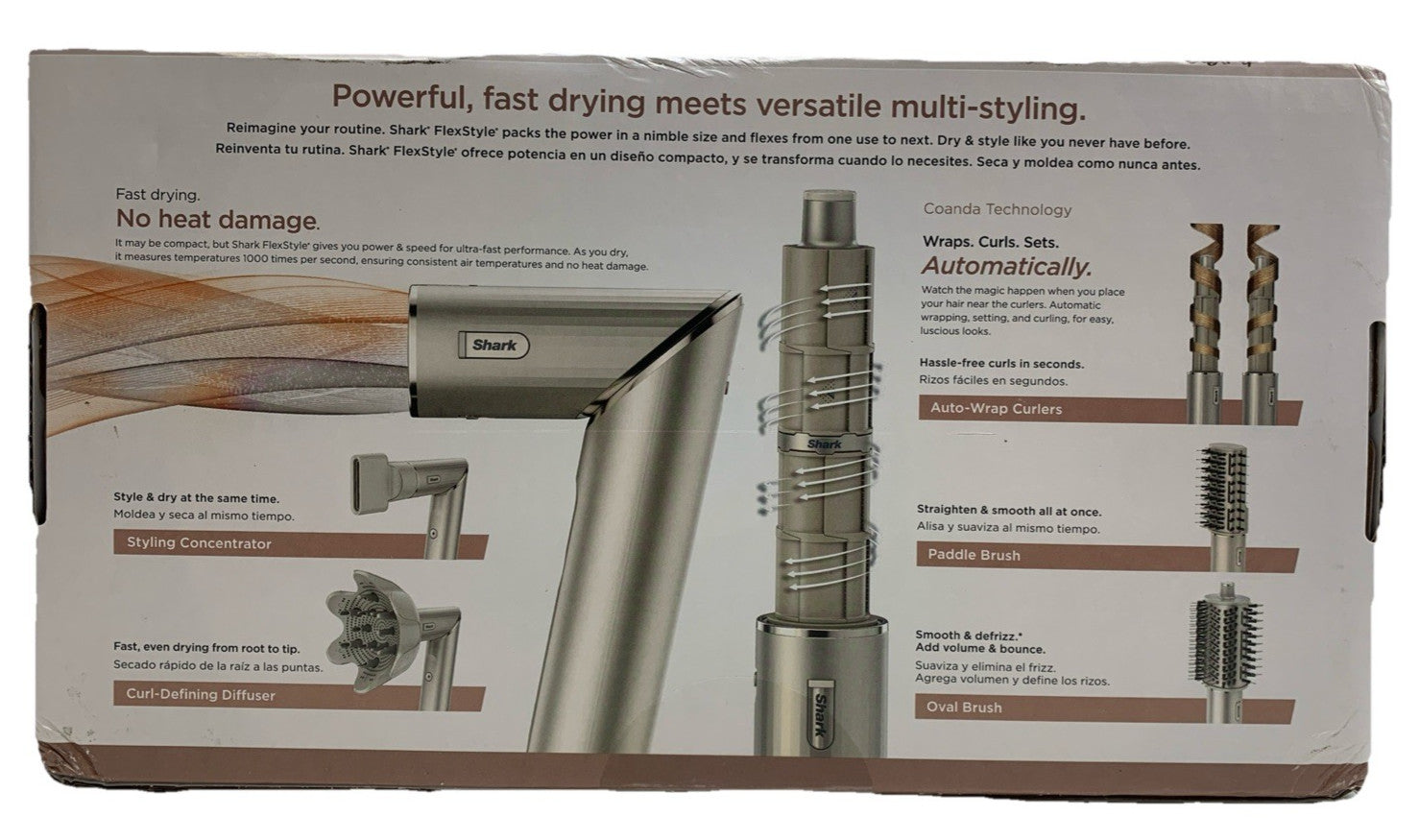 Shark FlexStyle Air Styling & Drying System Lightweight Curl Volumize Smooth Dry