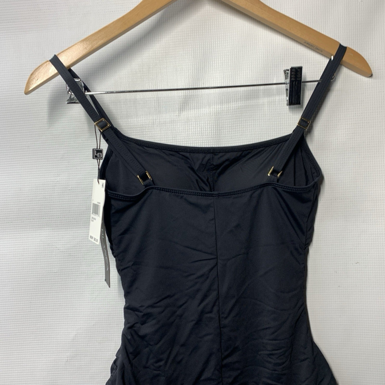 La Blanca Women's Standard Island Goddess Lingerie One Piece Swimsuit, Black, 6