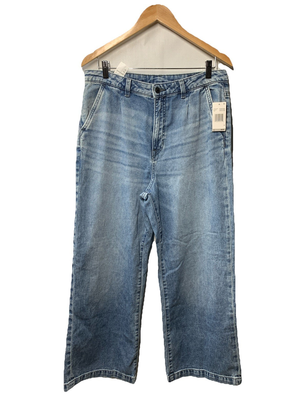 Buffalo David Bitton Women's Addie High Rise Wide Leg Jeans Size 32 Long Pants