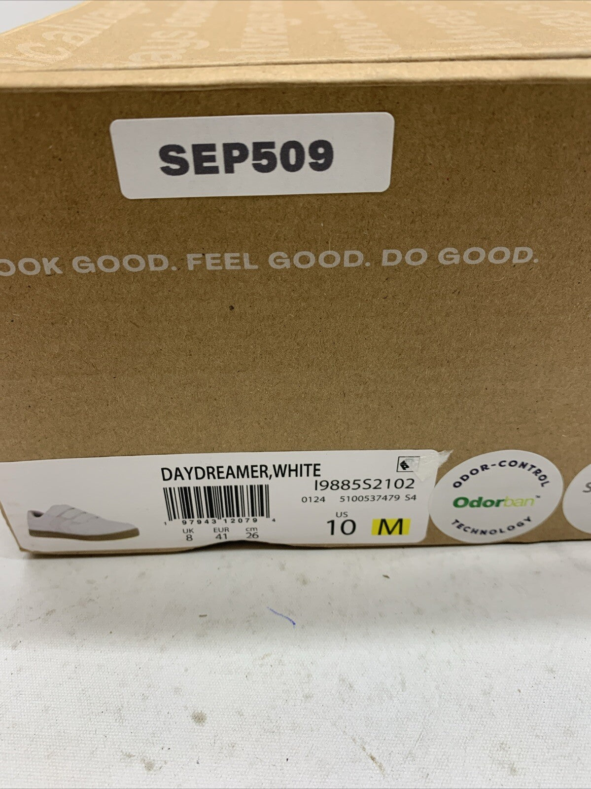 Woman's Slip-On Dr. Scholl's Daydreamer Sneaker White Size 10 Athletic Round toe