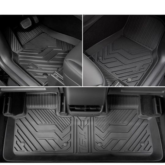 6PCS All Weather Cargo Liner Mat Floor Mats Set Fits For 2020-2023 Tesla Model Y