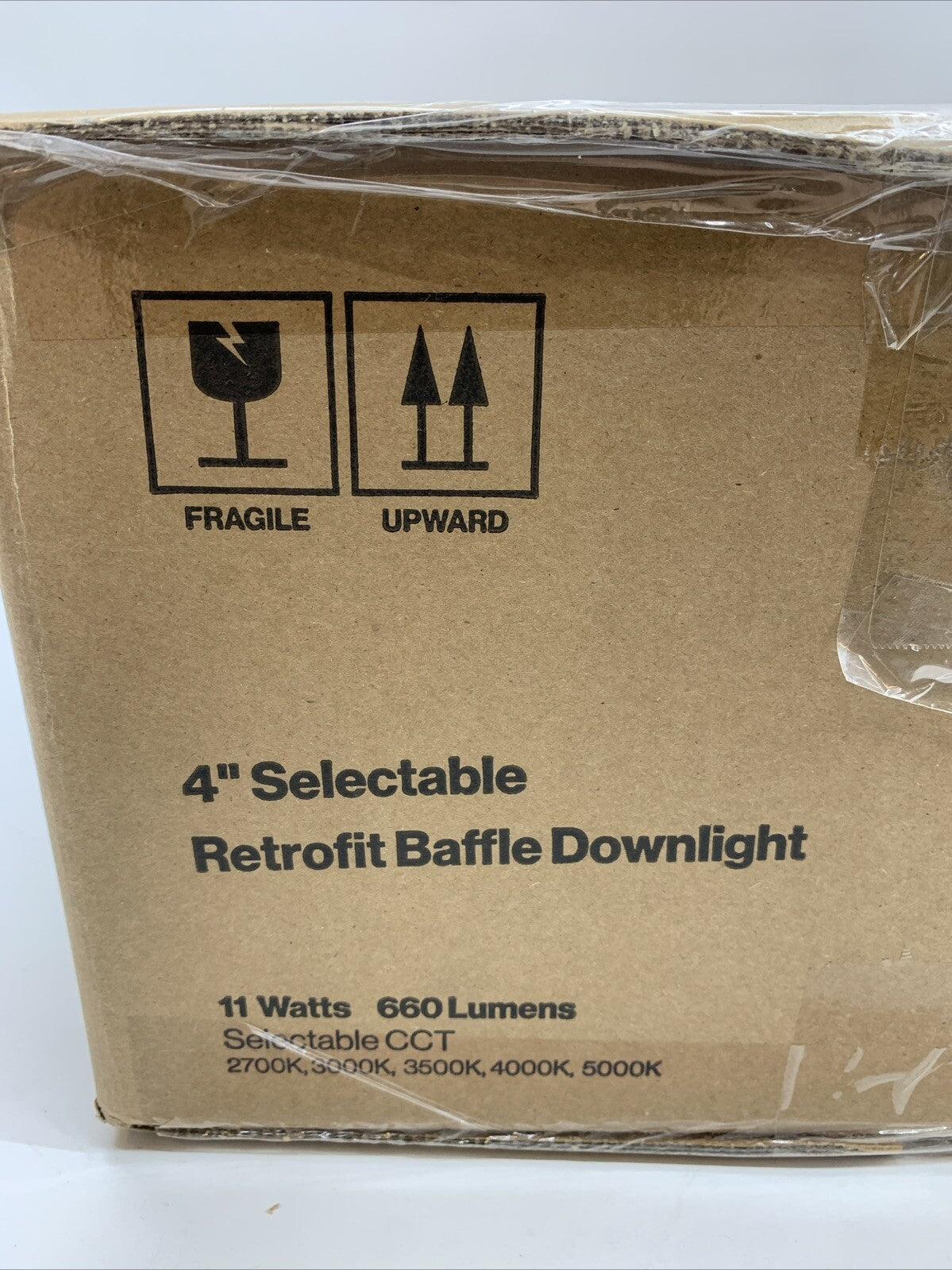 Sunco 4” Selectable Retrofit LED Baffle Downlight 11 Waats 660 Lumens - 24 Pack