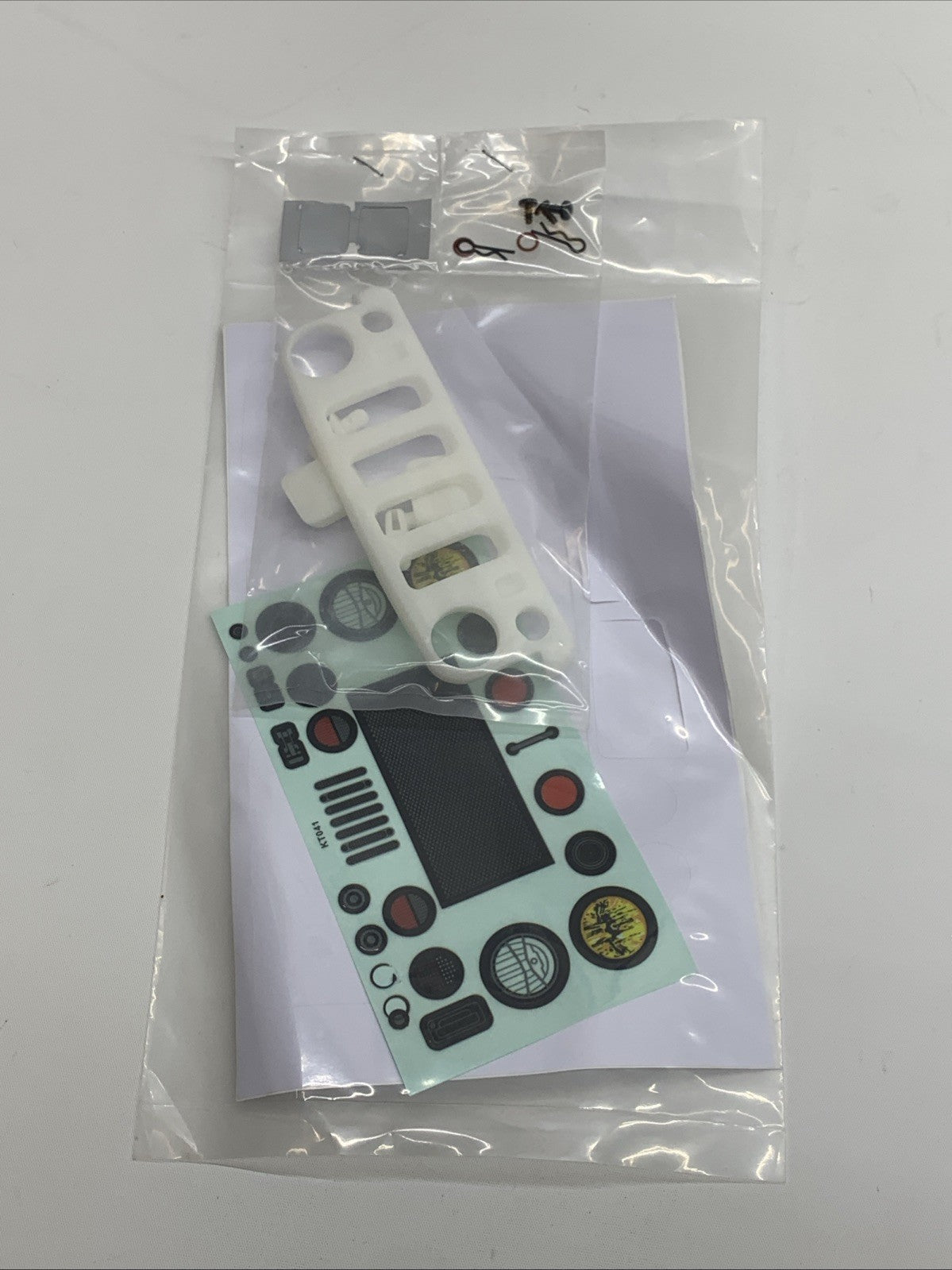 1/10 RC Crawler JP1 Clear Transparent Body Shell Wheelbase 313mm for SCX10 Reali