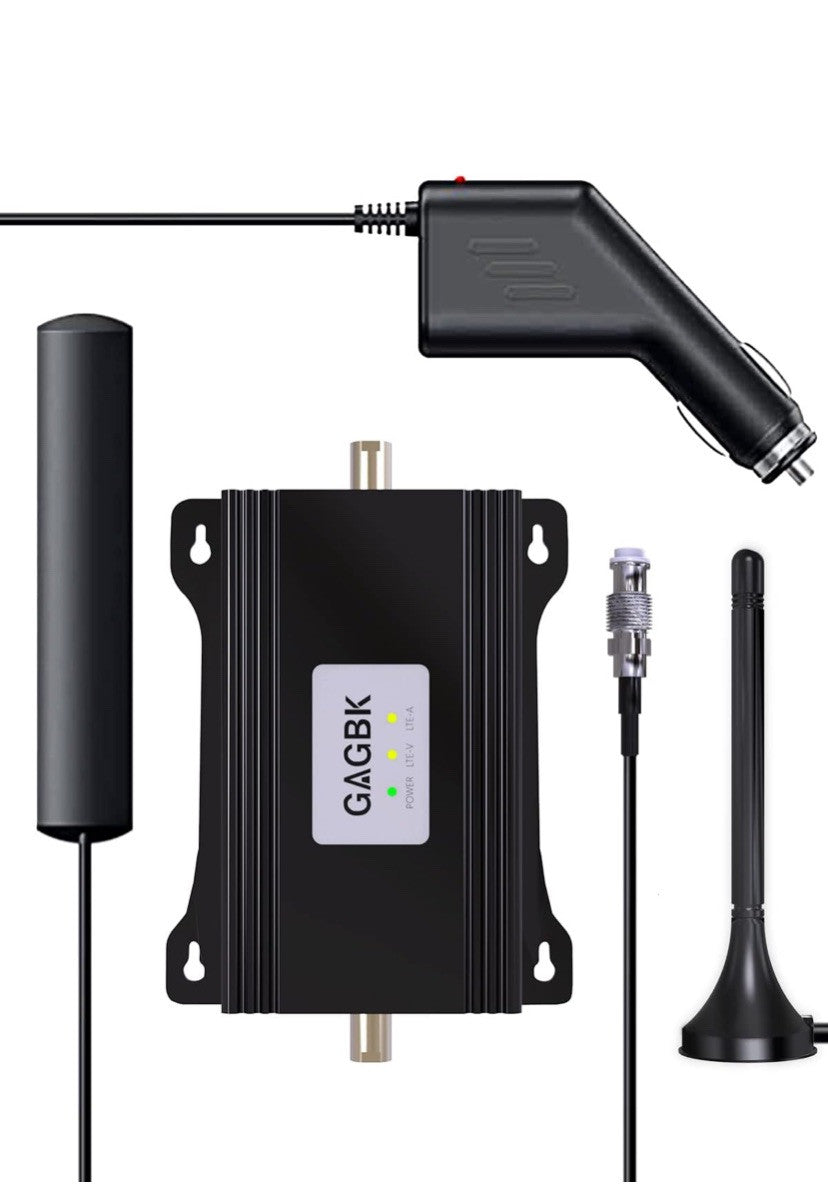 Gagbk Car Cell Phone Booster, Car Cell Booster on Band 12/13/17 Signal Booster