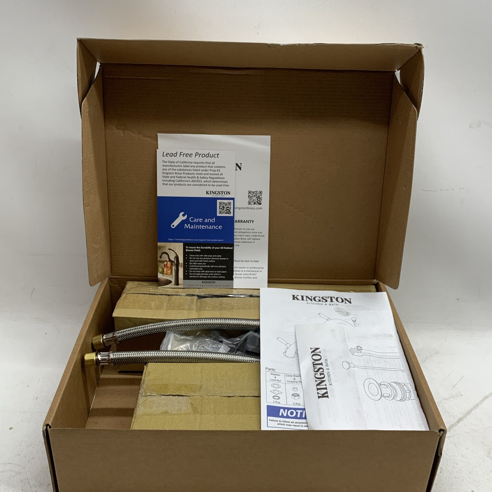 Kingston Brass KB972AL Victorian Widespread Lavatory Faucet w/Metal lever handle