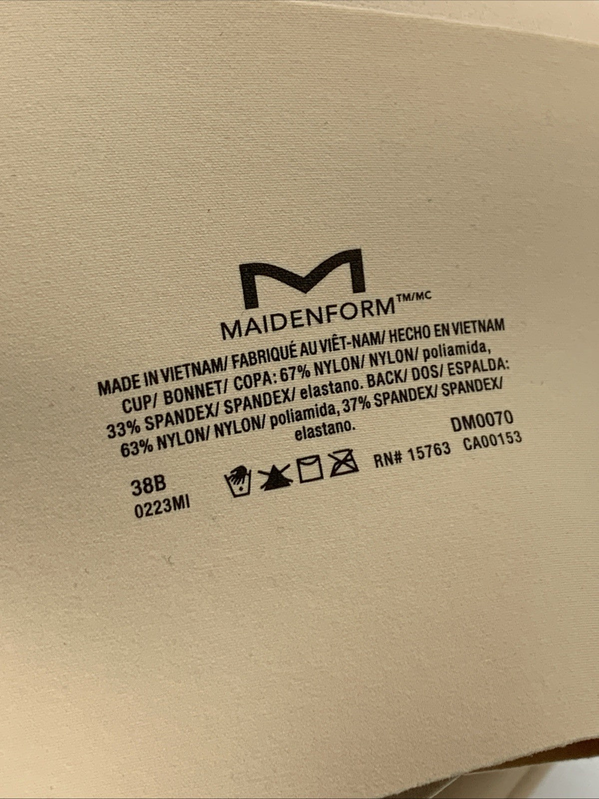 Maidenform DM0070 Comfort Devotion DreamWire Full Coverage T-shirt Bra Size 38B