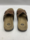 Man's Sandals Dockers Sunland 9W Brown Open Toe 90-21397 Slip On Casual Slide
